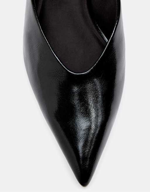 Stradivarius mules compensées noires, 3 de 4
