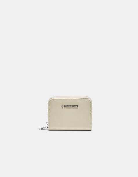 Stradivarius – Naturvit, rektangulär plånbok - view 1