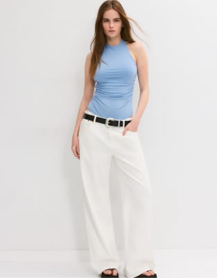 Stradivarius - Neckholder-Body in Himmelblau