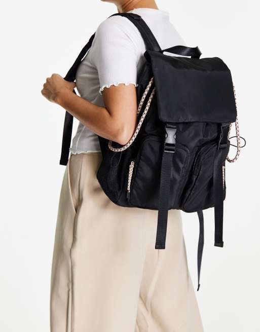 NYLON BACKPACK BLACK