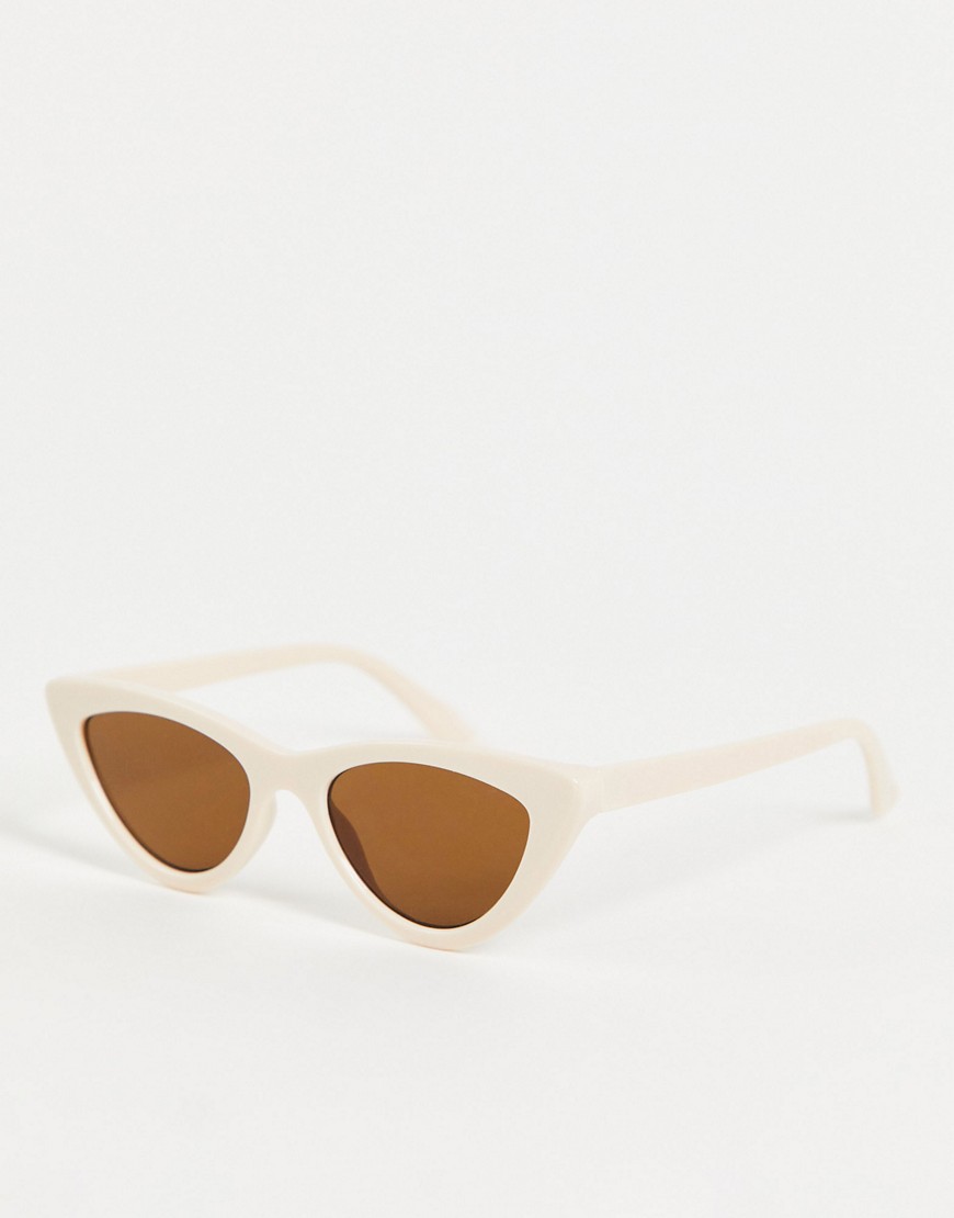 Occhiali da sole cat-eye écru-Bianco - Stradivarius occhiali donna Bianco