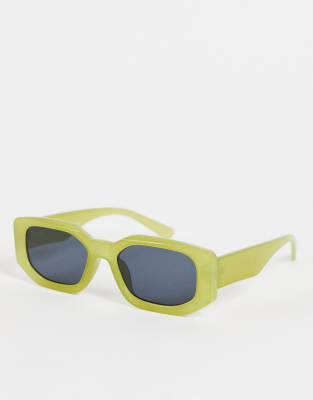 Occhiali da sole in plastica colorata verde - Stradivarius occhiali donna Verde