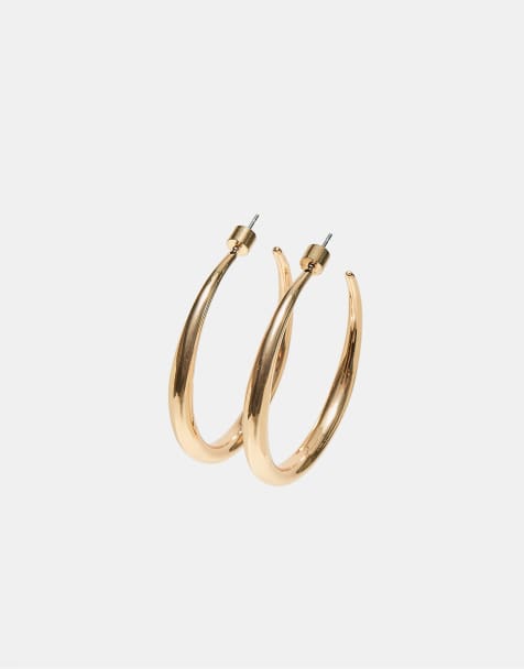 Stradivarius - Oorringen in goud - view 1