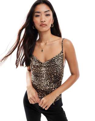 トップス BEEDEN PRINT BACK OPEN CAMISOLE BEEDEN PRINT BACK OPEN CAMISOLE Tank Tops