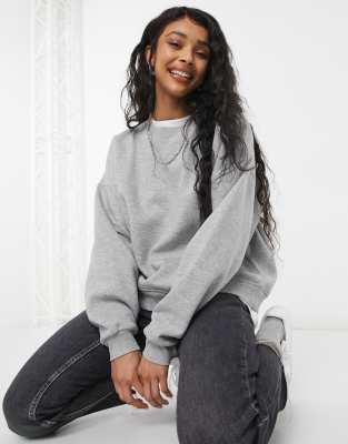 organic cotton crew neck sweatshirt