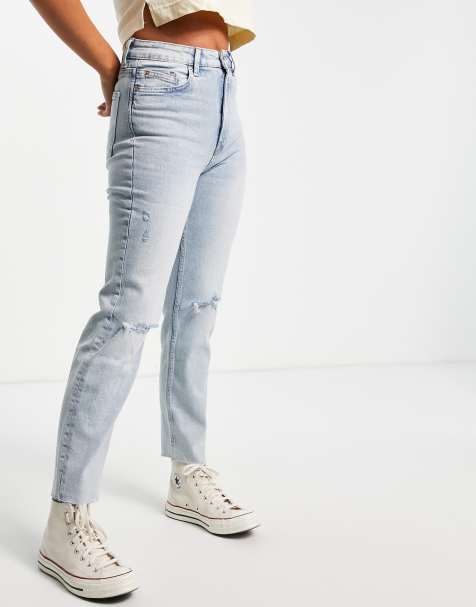 Women S Ripped Jeans Ripped Mom Skinny Jeans Asos