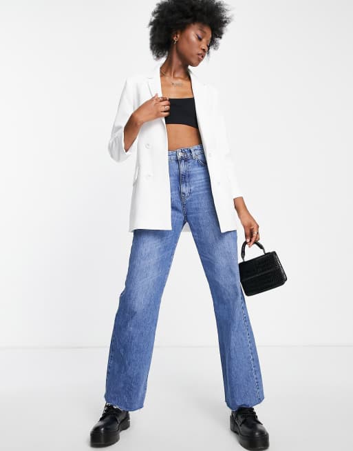 Stradivarius Straight leg jeans - light blue - Zalando