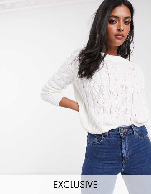 White jumper clearance asos