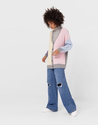 stradivarius pastel cardigan