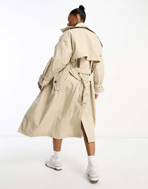 Long cheap trench coat