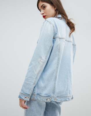 stradivarius jean jacket