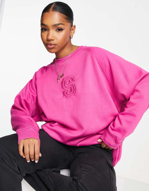 Hot shop pink crewneck