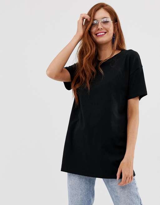 Stradivarius oversized t shirt in black | ASOS