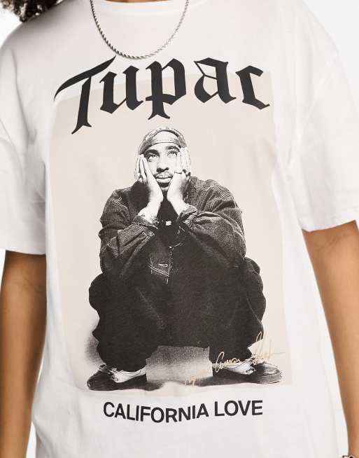 Tupac t outlet shirt topshop