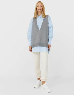 stradivarius knit vest