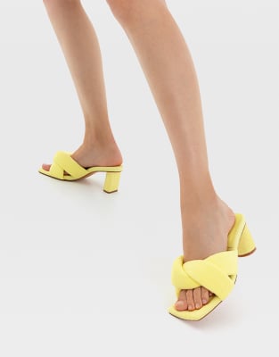 yellow mules
