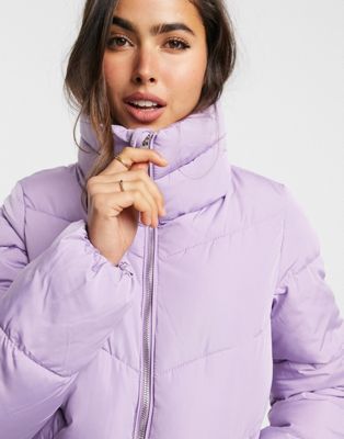 lilac puffer jacket