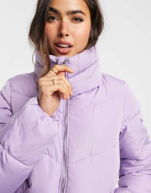 Light purple best sale puffer jacket