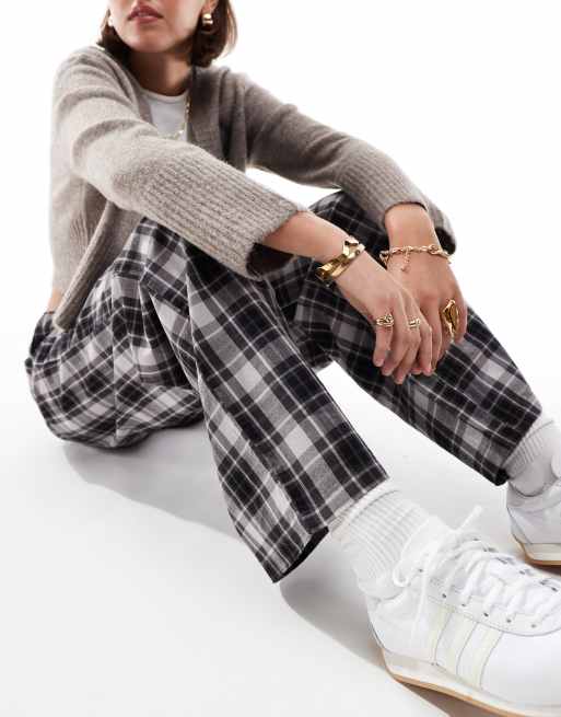 Pantalon carreaux stradivarius hotsell