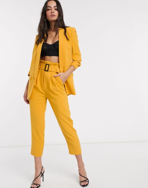 Pantalon tailleur avec online ceinture