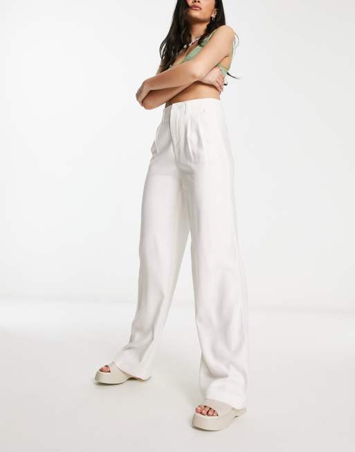 Pantalon fluide ESTIA - Blanc