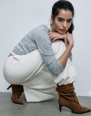 Pantalon de jogging ample - Écru-Blanc L