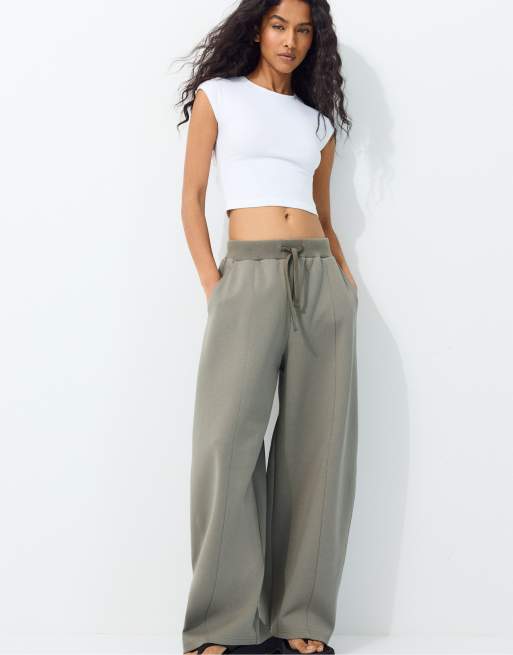 Stradivarius pantalon de jogging large marron, 5 de 7