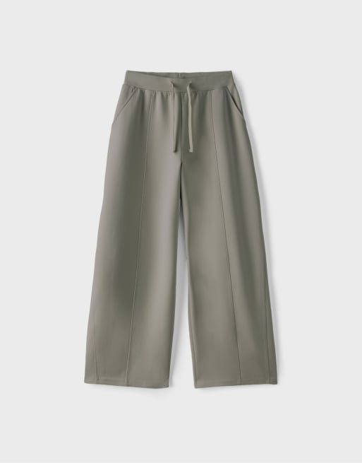 Stradivarius pantalon de jogging large marron, 6 de 7