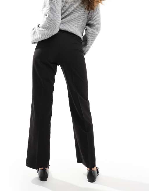 Stradivarius - Pantalon droit slim habillé - Noir , 4 de 5