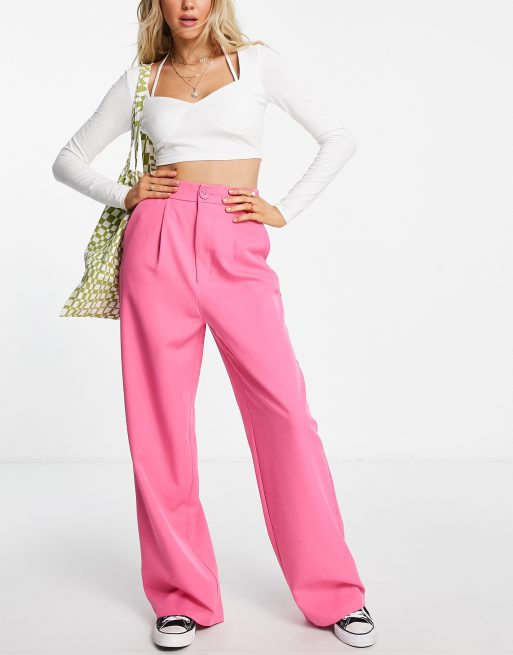 Pantalon discount rosa stradivarius