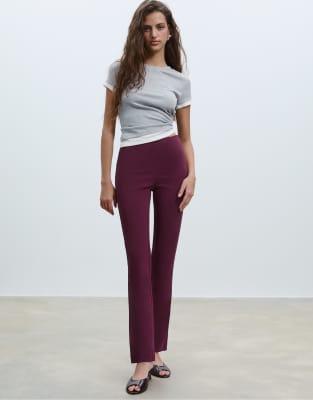 Stradivarius - Pantalon slim - Violet
