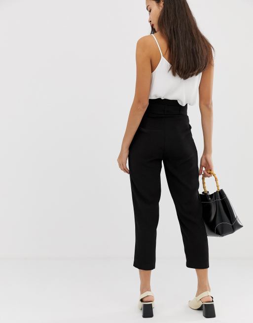 Pantalon taille best sale haute stradivarius