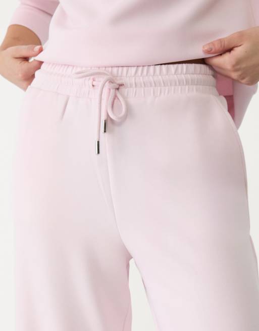 Stradivarius - Pantaloni culotte rosa pastello morbidi al tatto, 4 di 4