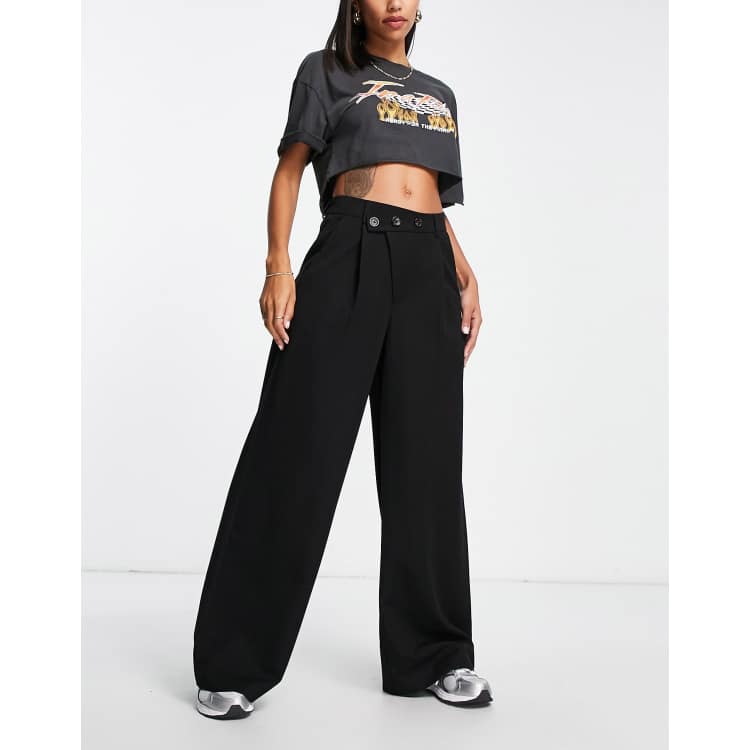 Stradivarius sale pantaloni neri