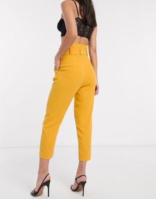 stradivarius paperbag jeans