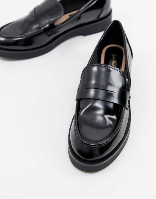 Stradivarius patent loafer ASOS