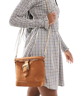 Stradivarius - Petit sac avec boucle - Marron