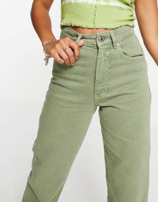 stradivarius khaki jeans