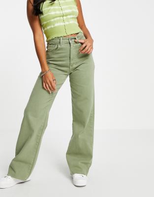 stradivarius khaki jeans