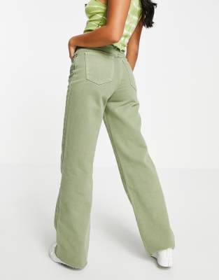 stradivarius khaki jeans