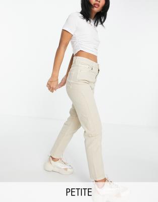 asos stradivarius mom jeans petite