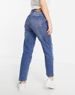 asos stradivarius mom jeans petite