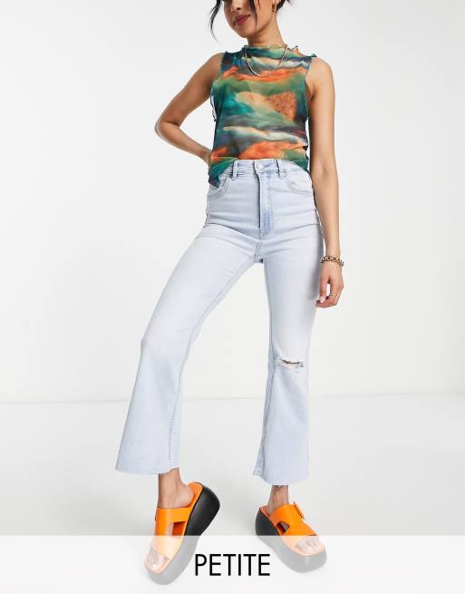 Cropped flare outlet jeans petite