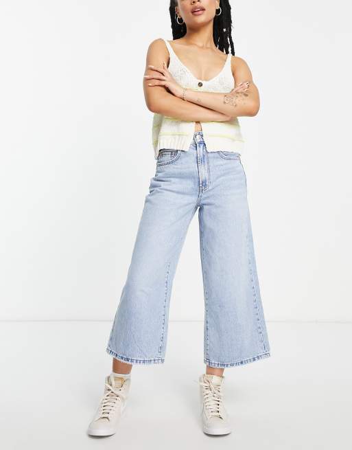 Stradivarius culotte jeans cheap