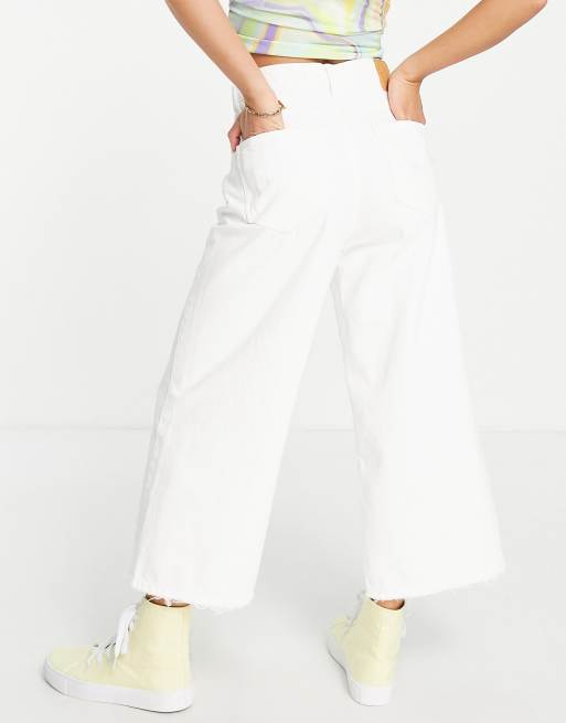 Petite white 2025 cropped jeans