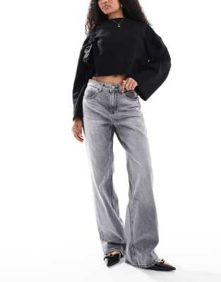 Petite - D92 - Jean droit ample - Gris moyen 4