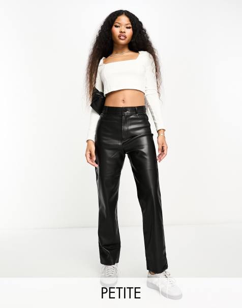 Petite Women's Leather Pants