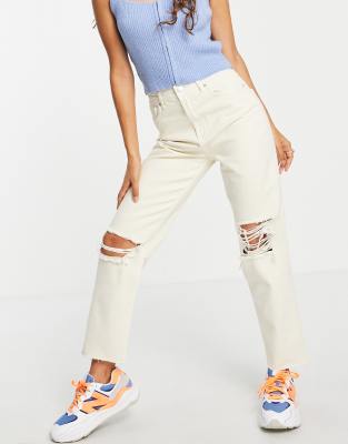 petite mom jeans stradivarius