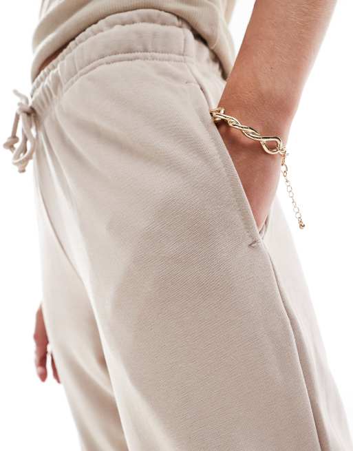 Beige joggers petite hotsell