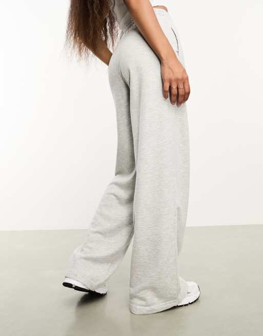 Stradivarius Petite Pantalon de jogging large Gris chin